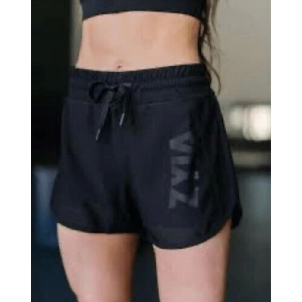 ZYIA Black Athletic Shorts Women's Activewear Performance Running Workout